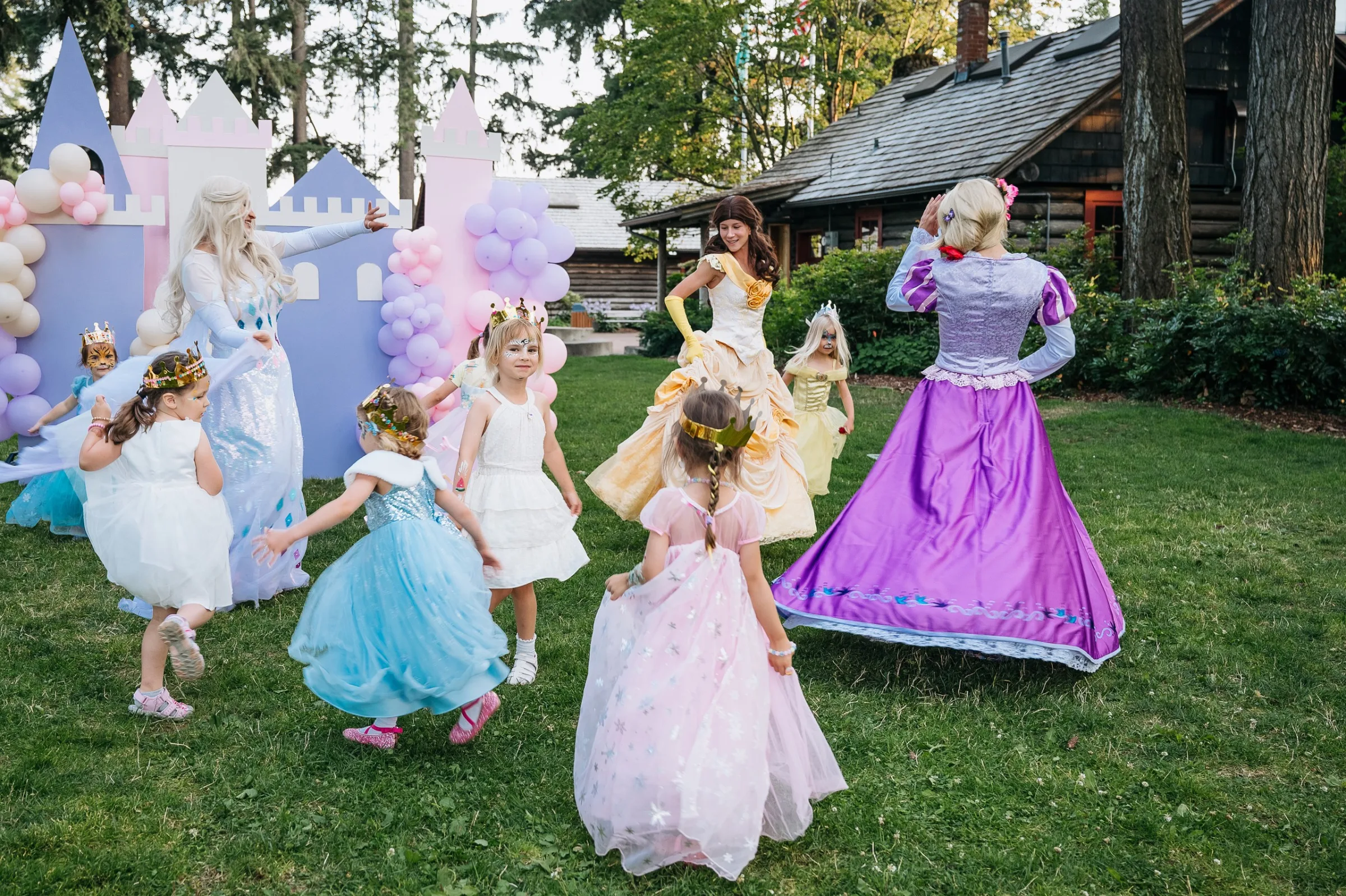 Kids enjoying a Wonder Spark party in Seattle